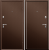 Дверь металлическая Б4 ПРАКТИК 2066/880/104 R/L Дверь металлическая Б4 ПРАКТИК 2066/880/104 R/L